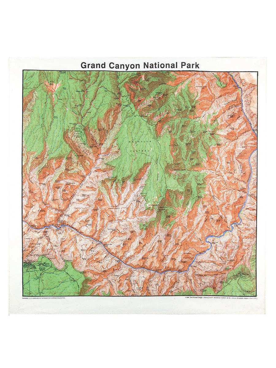 Printed Image National Park Bandana