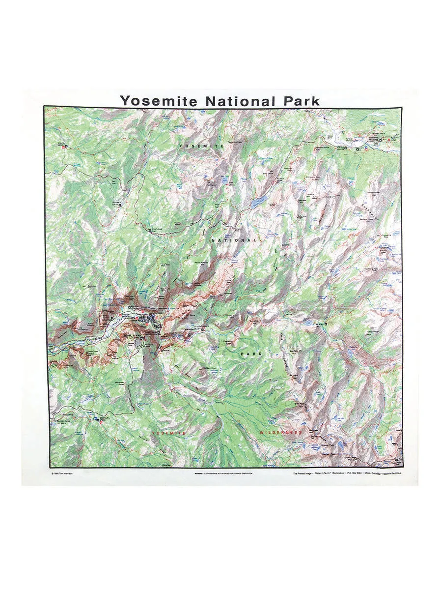 Printed Image National Park Bandana