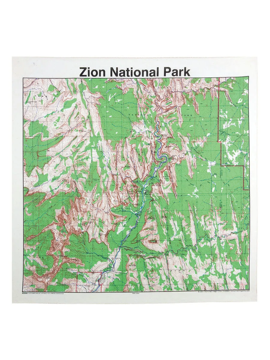 Printed Image National Park Bandana