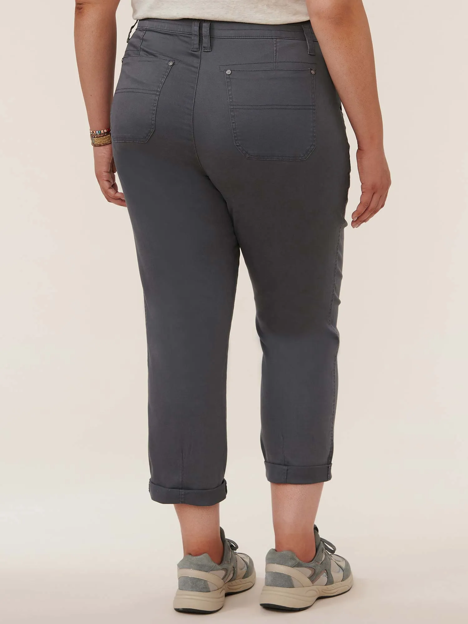 "Ab"solution® Skyrise Roll Cuff Booty Lift Plus Utility Pant