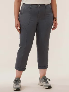 "Ab"solution® Skyrise Roll Cuff Booty Lift Plus Utility Pant
