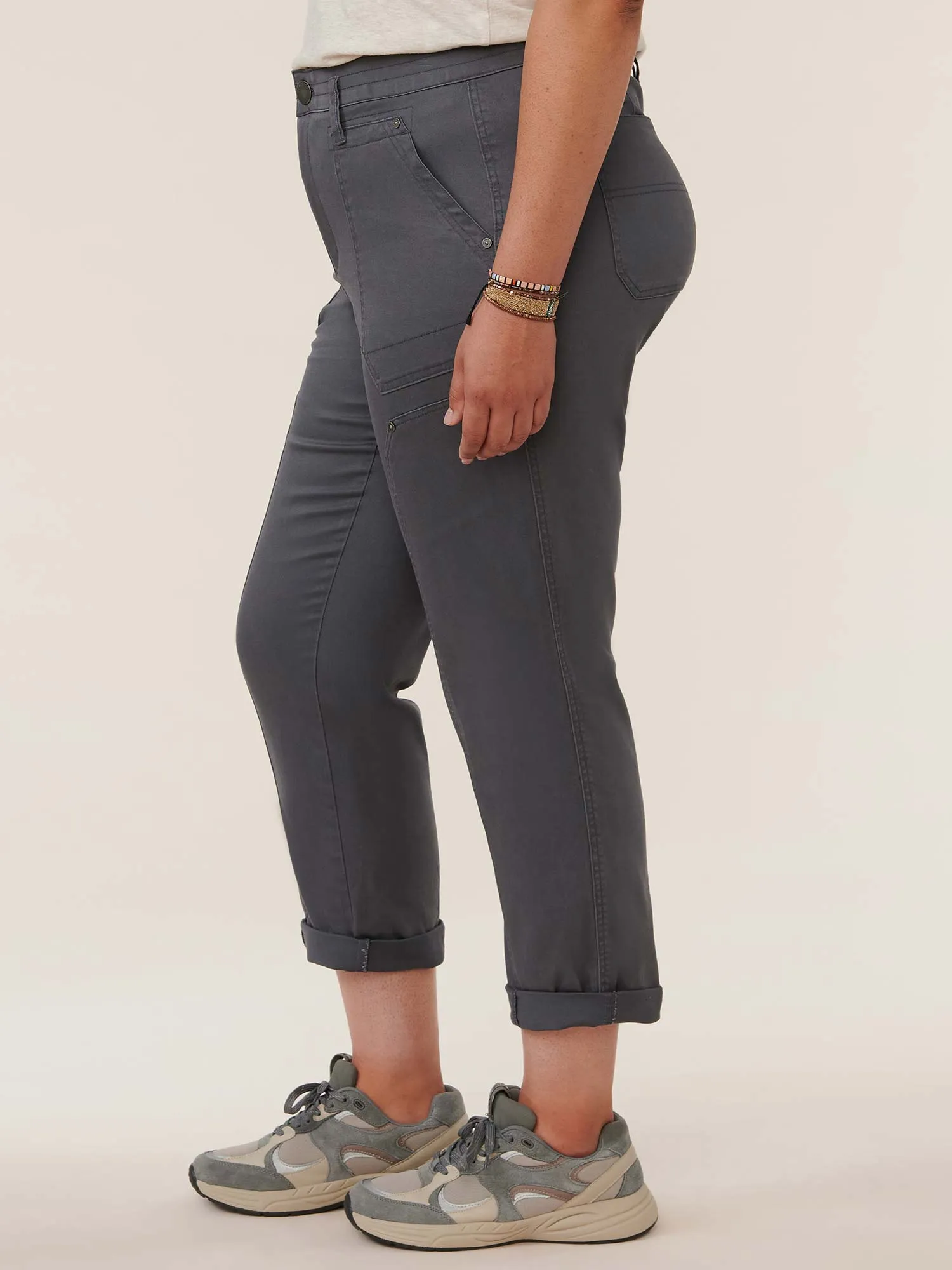 "Ab"solution® Skyrise Roll Cuff Booty Lift Plus Utility Pant
