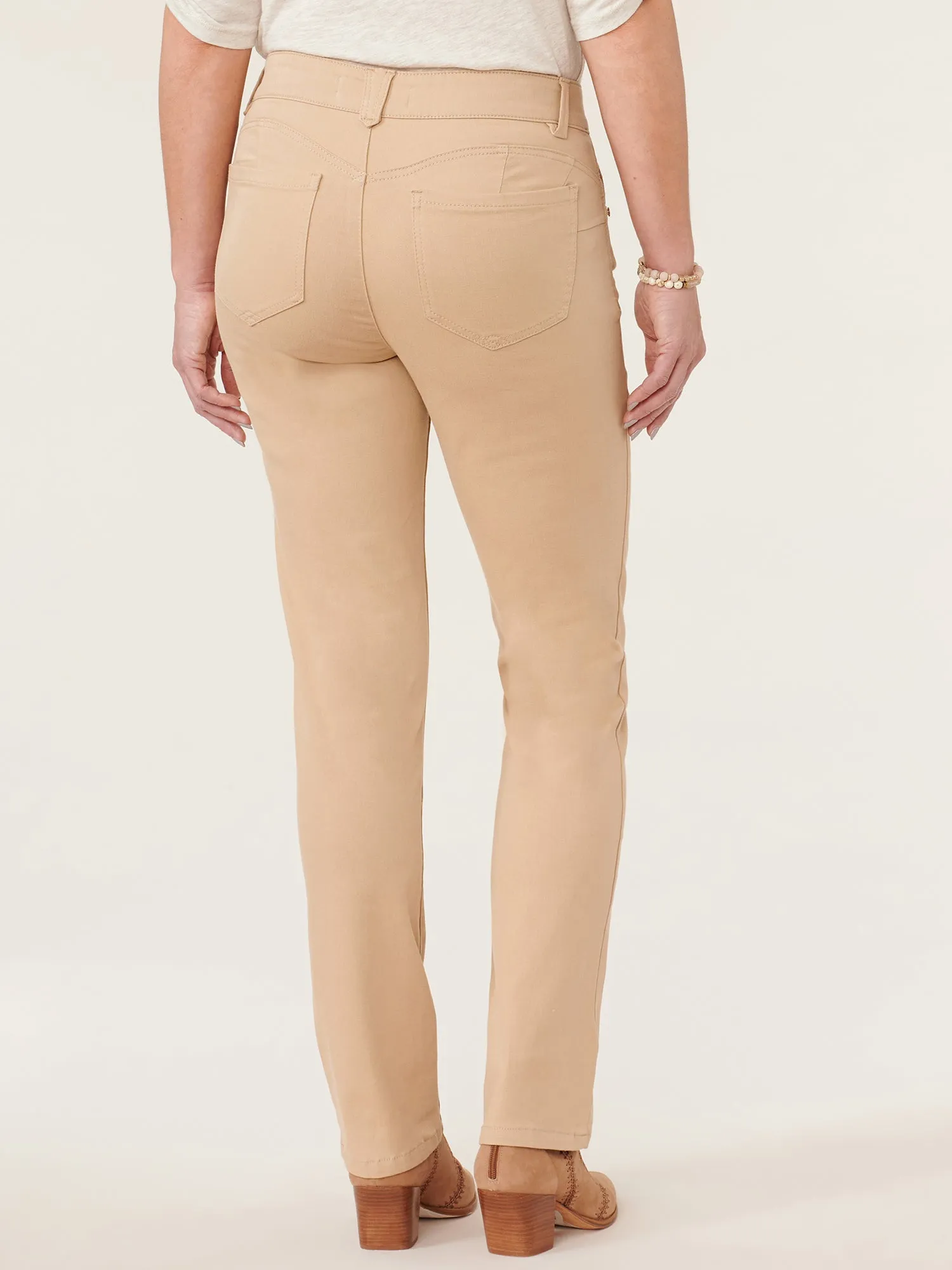 "Ab"solution® Straight Leg Colored Jeans