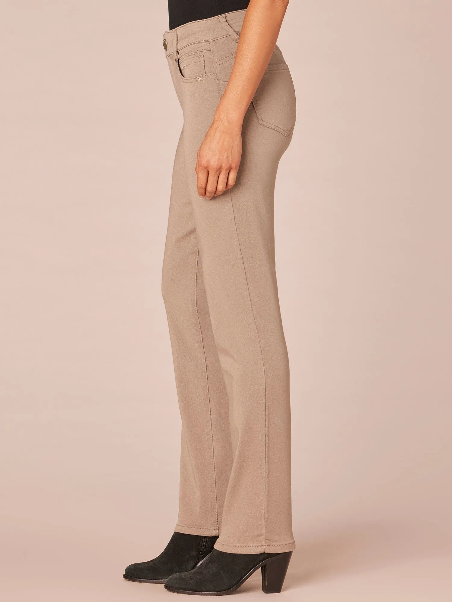 "Ab"solution® Straight Leg Colored Jeans