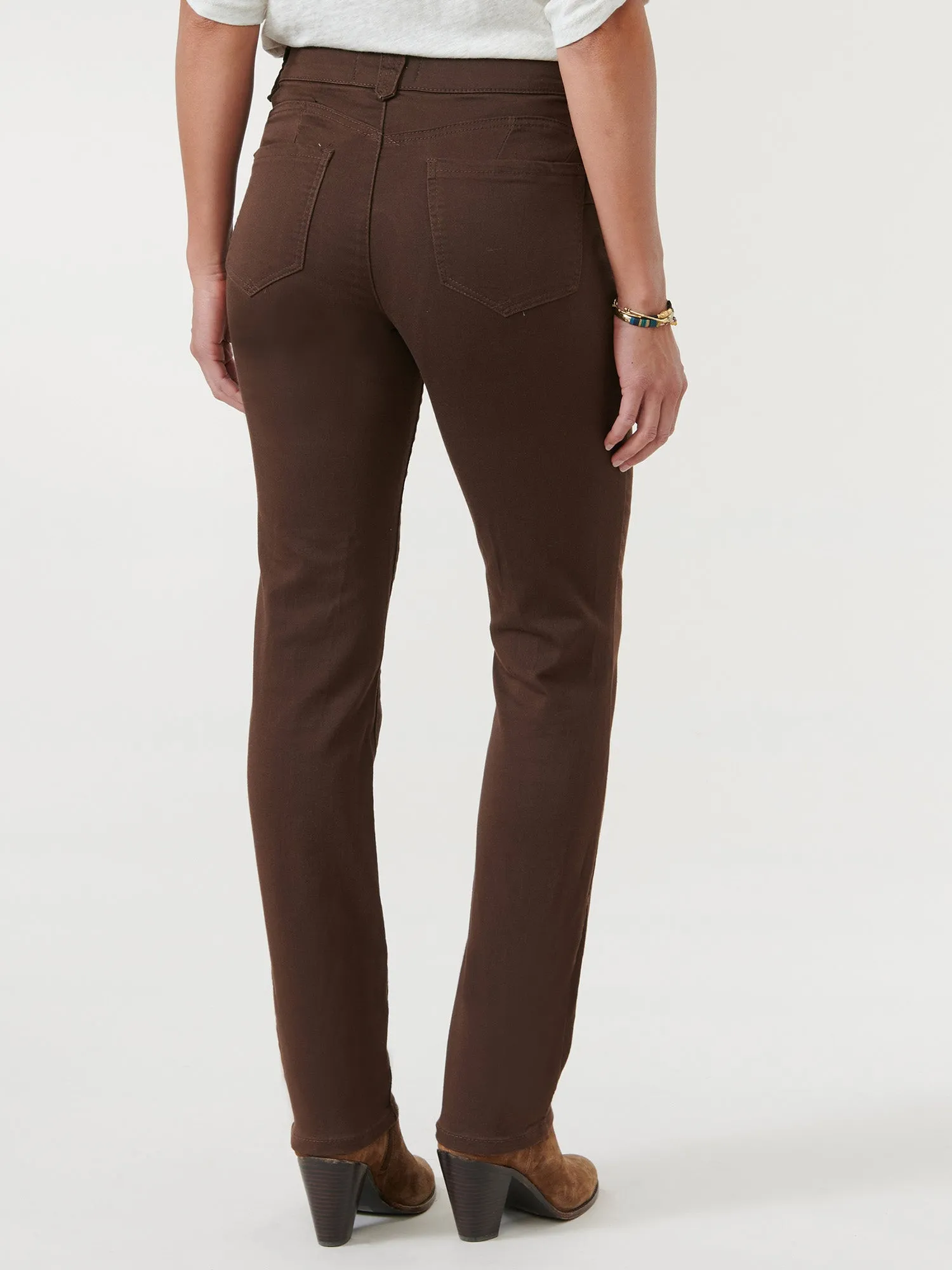"Ab"solution® Straight Leg Colored Jeans