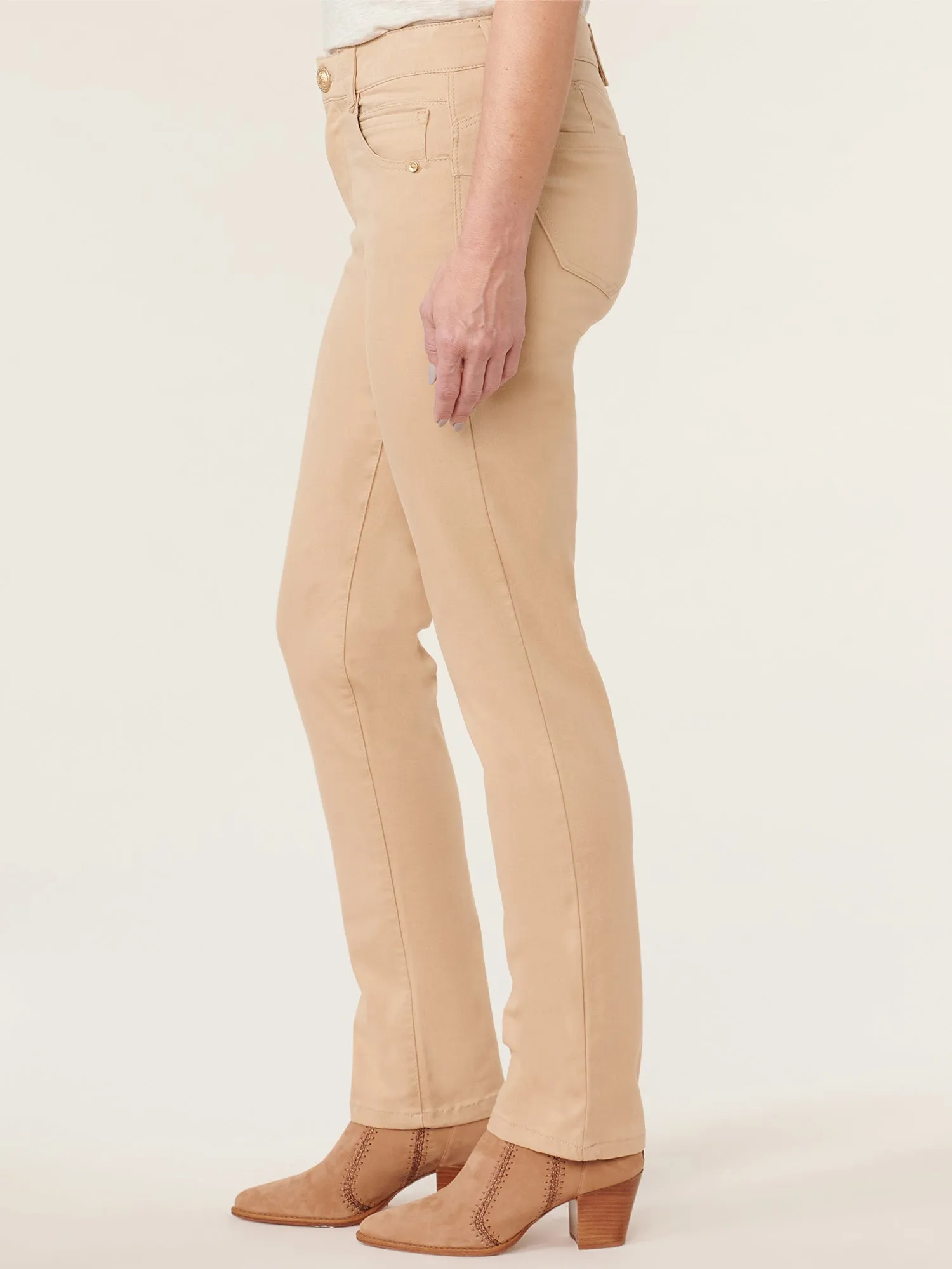 "Ab"solution® Straight Leg Colored Jeans