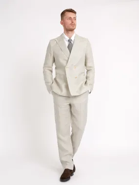 Sand Davidson Double-Breasted Suit