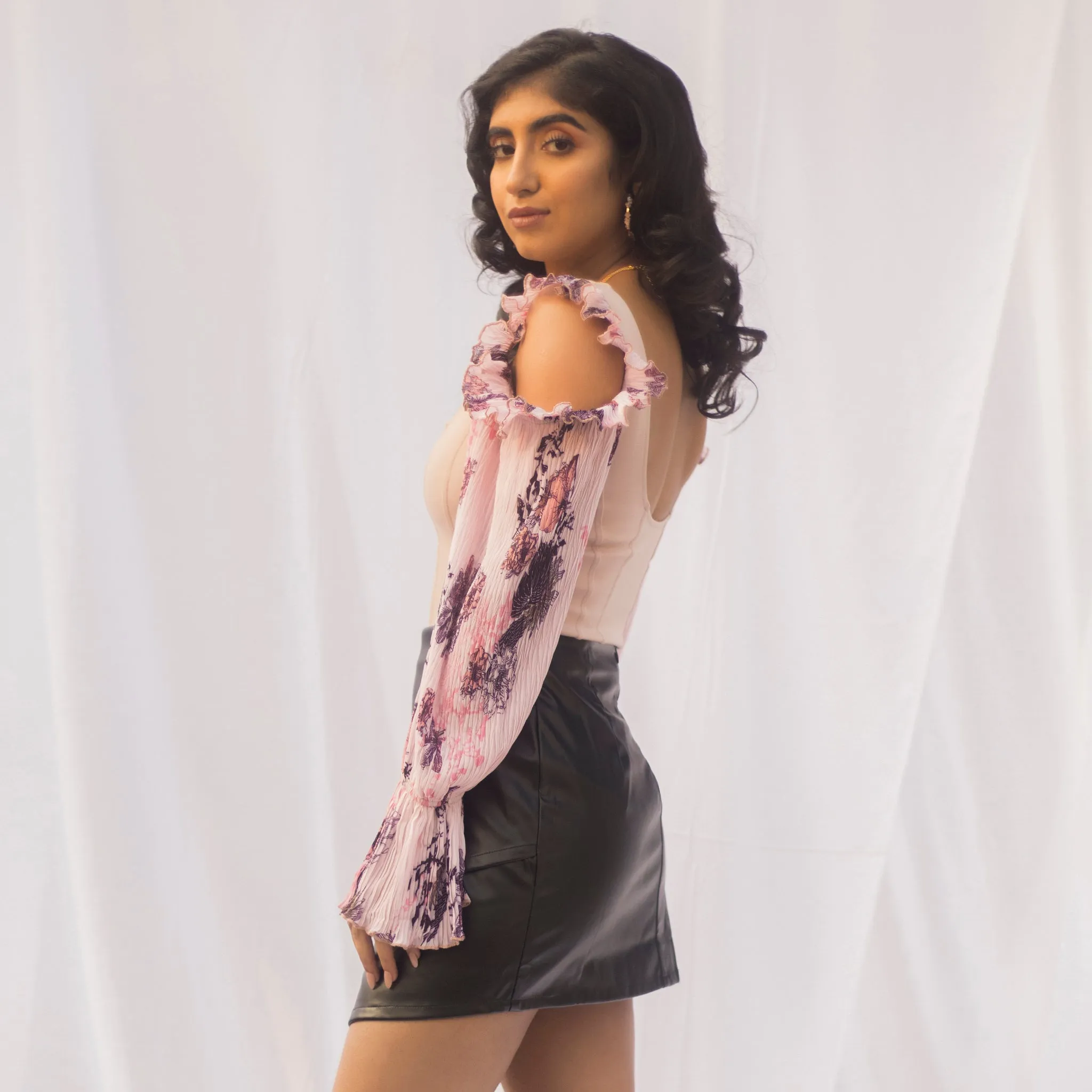 Sandra Chiffon Sleeve Bodysuit
