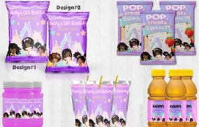 Slumber Party Birthday Theme (African American) - FREE SHIPPING