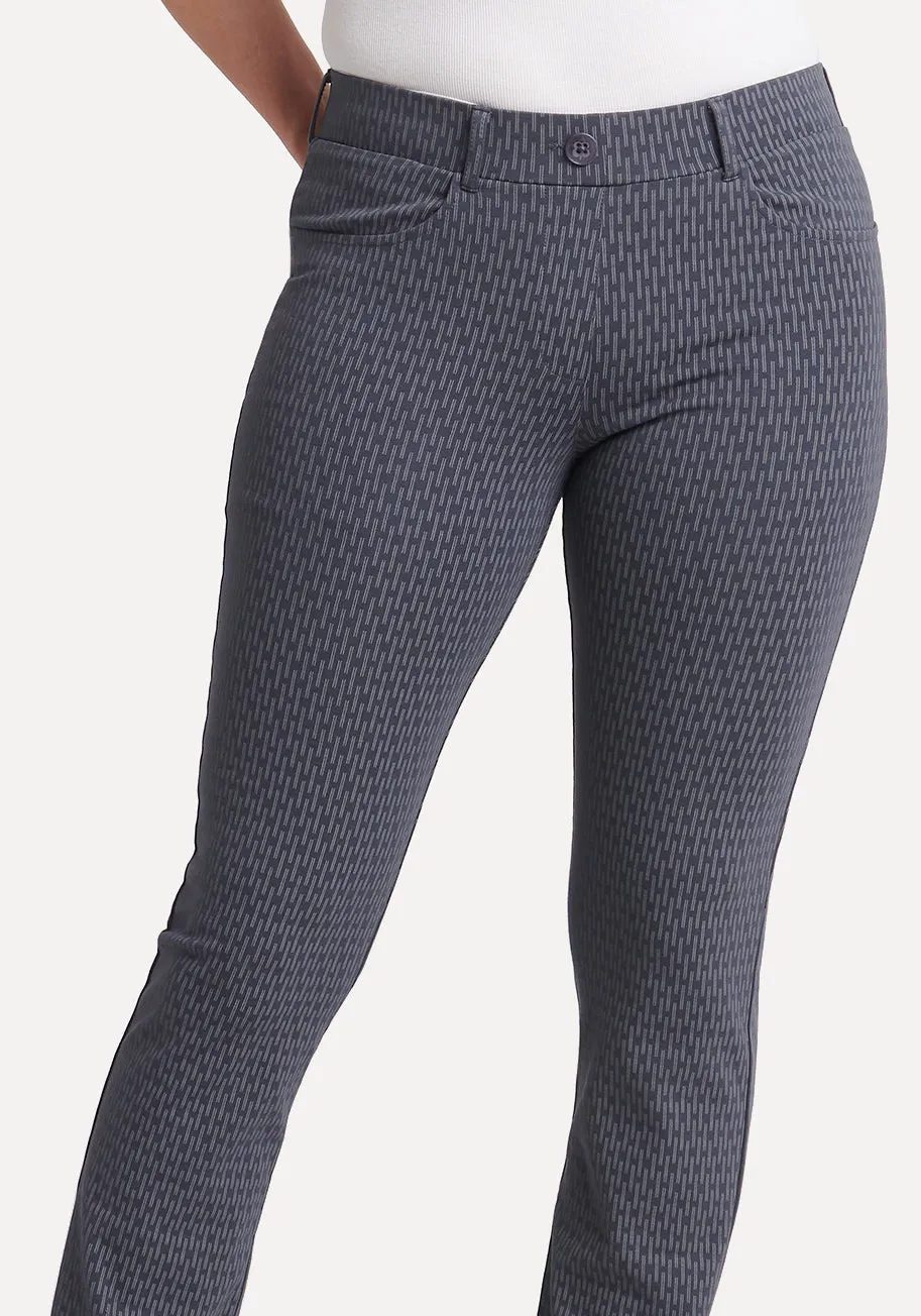 Straight-Leg | 7-Pocket Dress Pant Yoga Pants (Limestone)