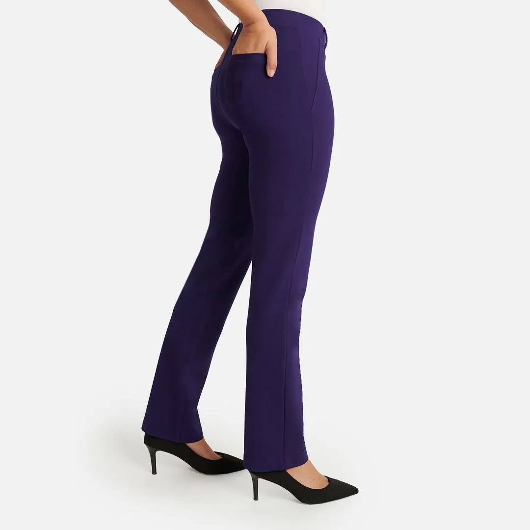 Straight-Leg | Two-Pocket Dress Pant Yoga Pants (Concord)