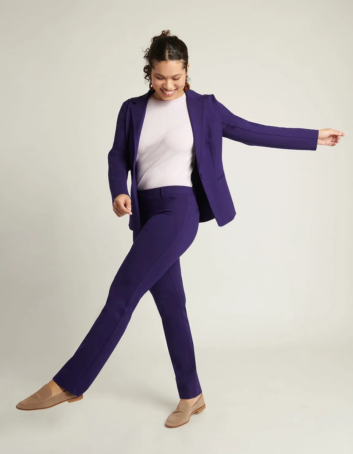 Straight-Leg | Two-Pocket Dress Pant Yoga Pants (Concord)