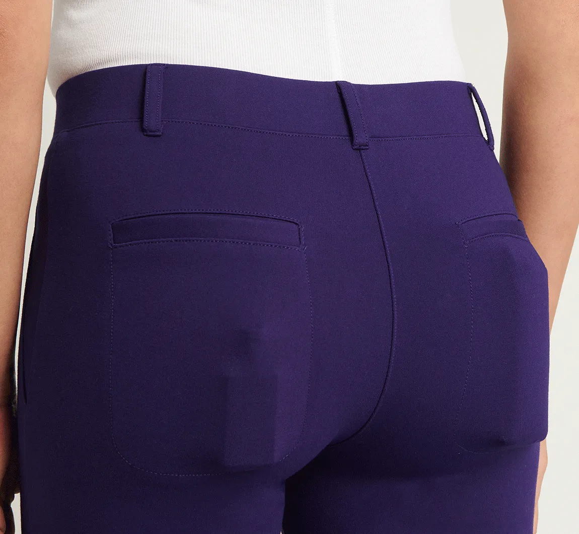 Straight-Leg | Two-Pocket Dress Pant Yoga Pants (Concord)