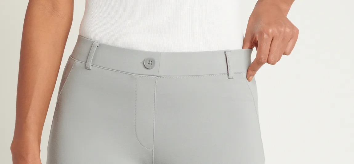 Straight-Leg | Two-Pocket Dress Pant Yoga Pants (Polar)