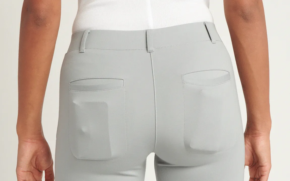 Straight-Leg | Two-Pocket Dress Pant Yoga Pants (Polar)