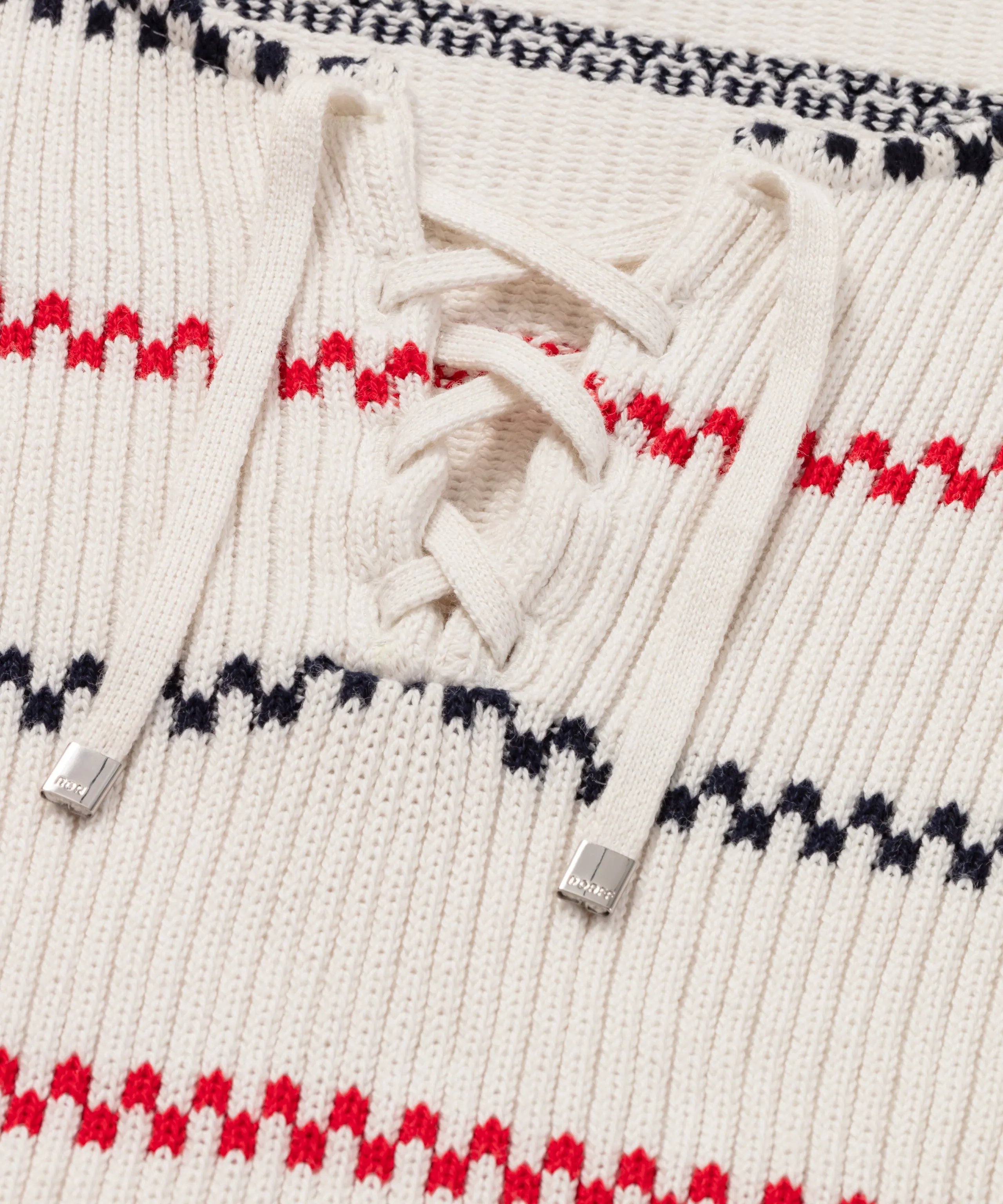 Swedish Fisherman Cotton Sweater: Off White
