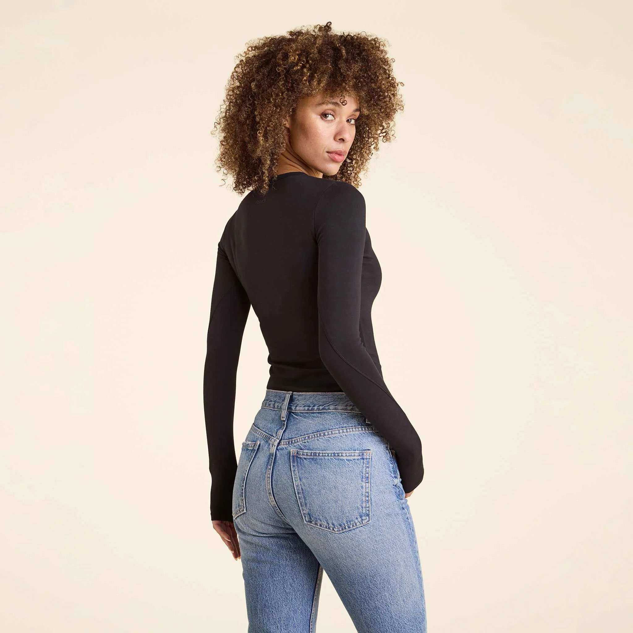 Swiftstretch Long Sleeve Shirt | Black