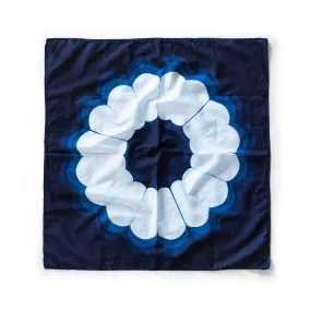 The Bandana in Natural Indigo Petal