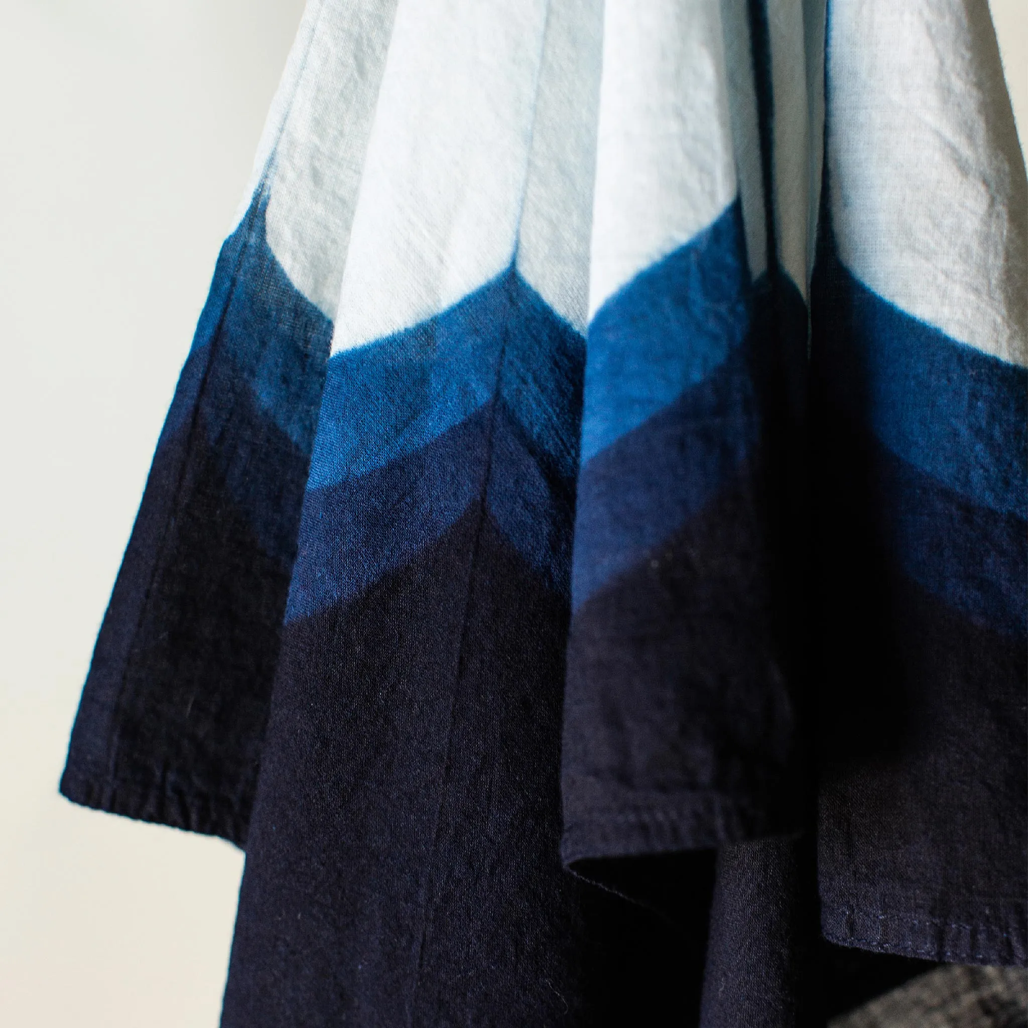 The Bandana in Natural Indigo Petal