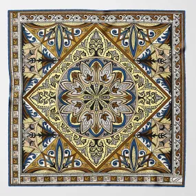Tragara - Silk Pocket Square - Yellow