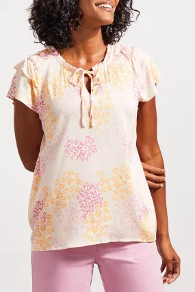Tri 72960 Flutter Sleeve Top