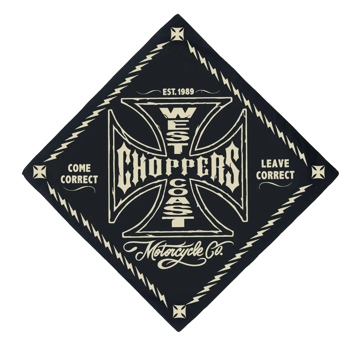 WCC Motorcycle Co Bandana Black