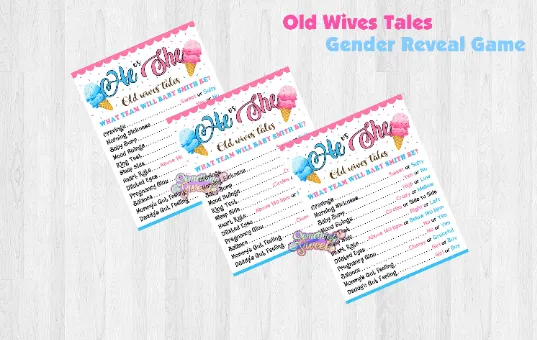 What's The Scoop Gender Reveal Favors - FREE SHIPPING