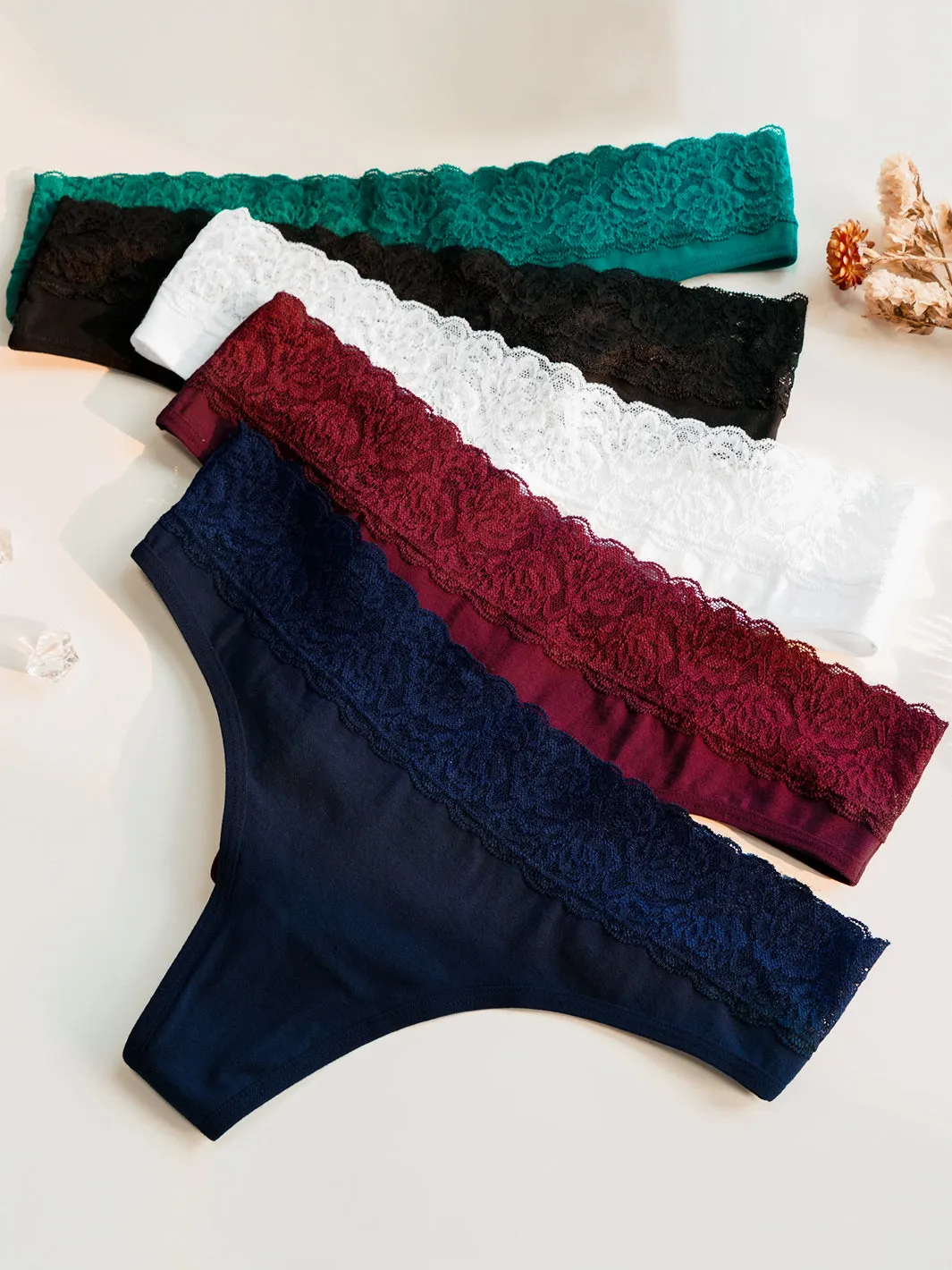 Women's Lace Thongs 6-Pack（Copy）