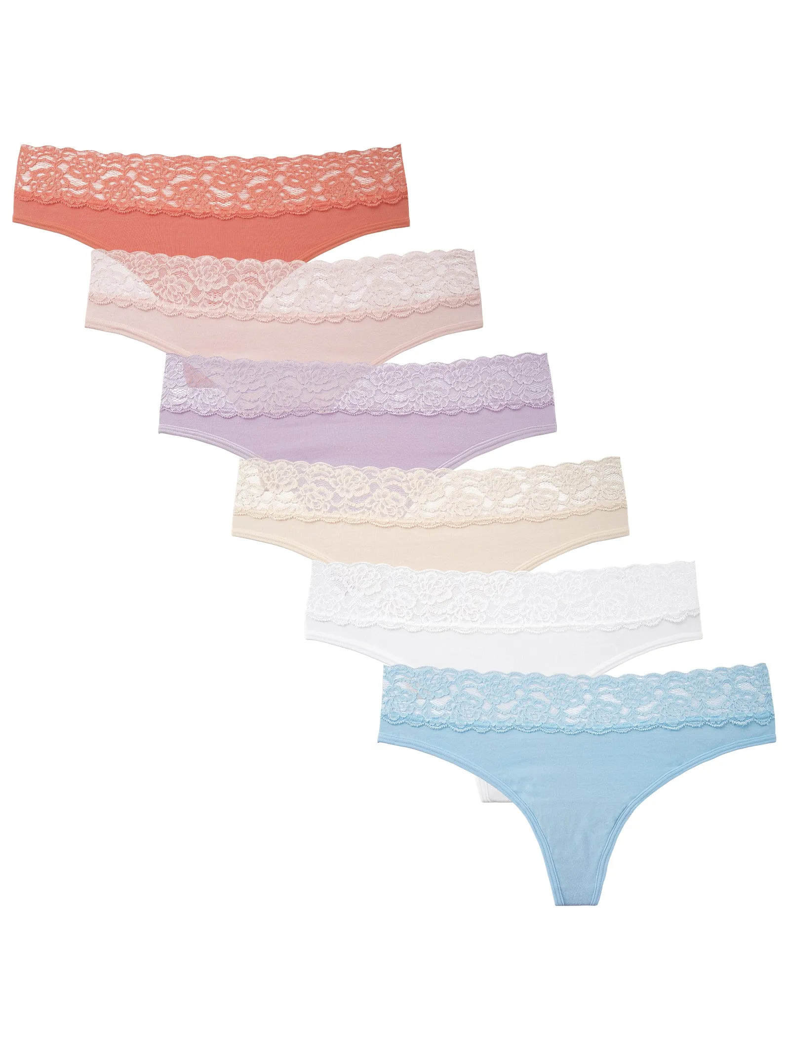 Women's Lace Thongs 6-Pack（Copy）