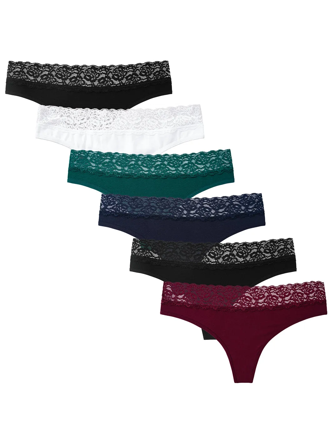 Women's Lace Thongs 6-Pack（Copy）