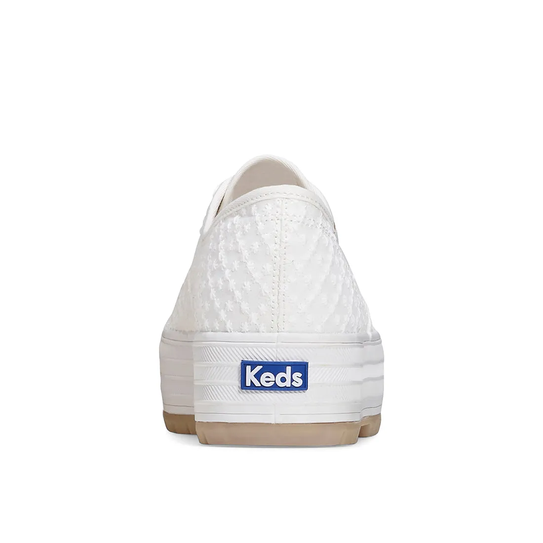 Women's The Platform Lug Eyelet Sneaker White (WF68054)